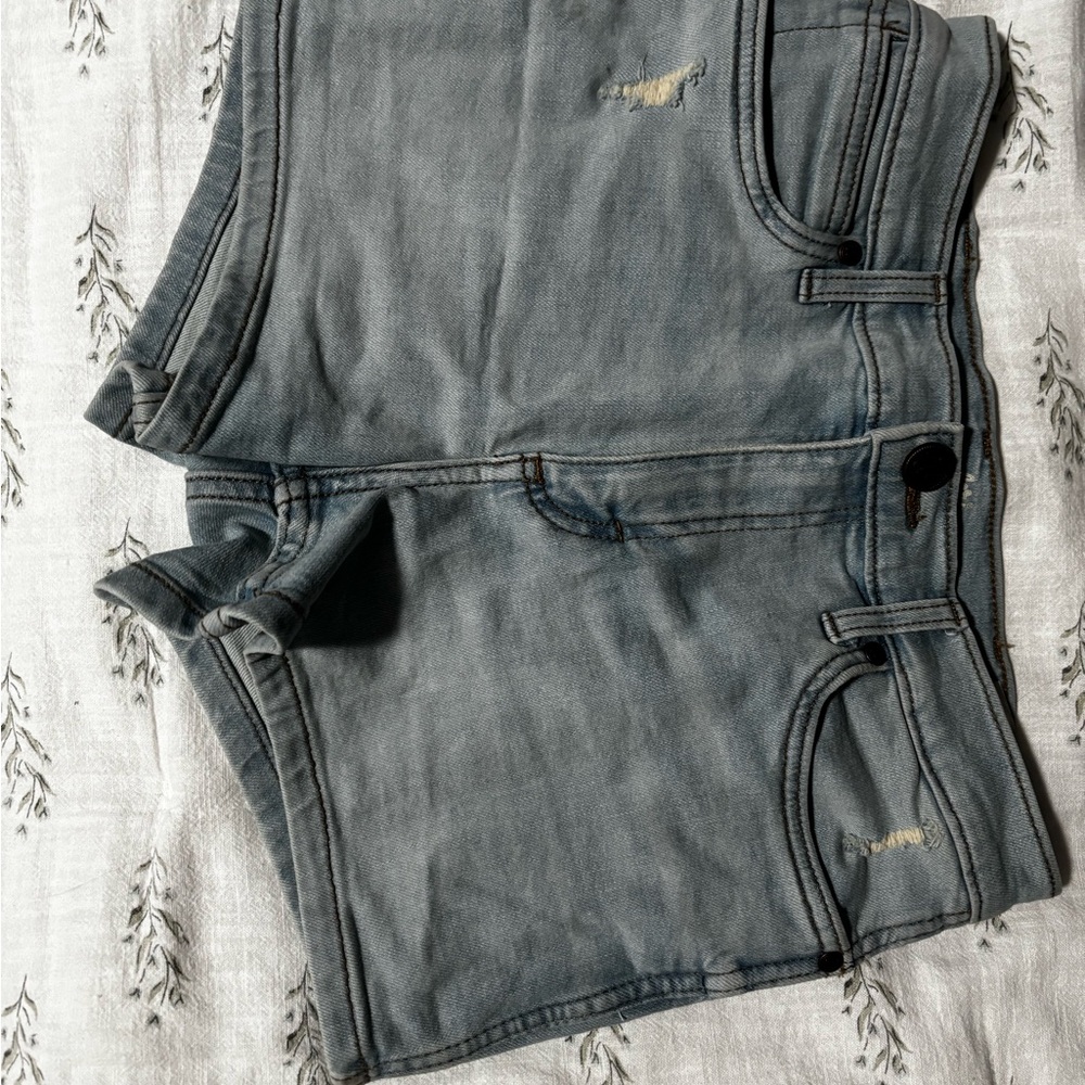 Wrangler Light Blue Denim Shorts